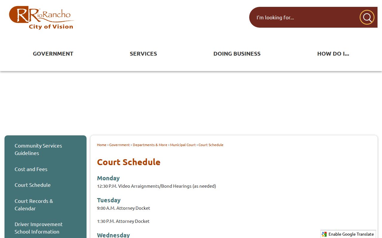 Sandoval County municipal warrant turn-in information