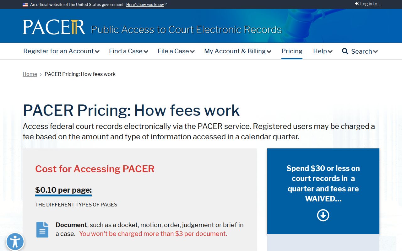 Federal docket access separate from Sandoval County warrant records